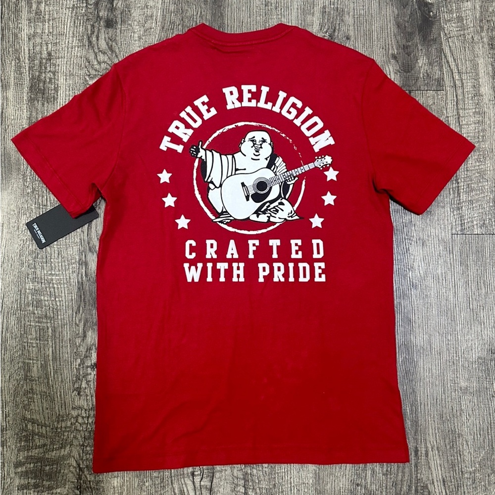 True Religion Man’s T-shirt Red Size S